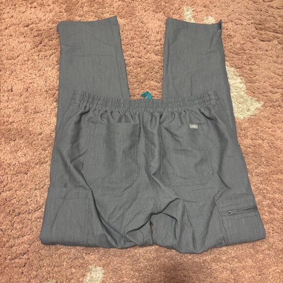 Figs Yola Skinny Scrub Pants Womens Small Nursing Medical Uniform Graphite Gray - Picture 2 of 12